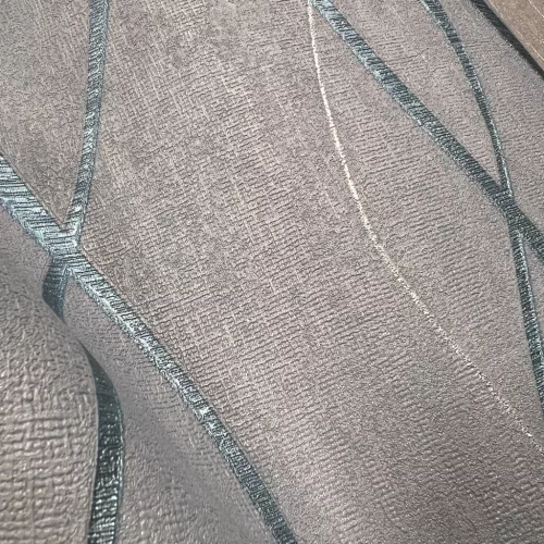 Metálos kollekció Speciel FX2: Kék alapon türkizes-metál finom ívhullámos (mosható) vlies-vinyl tapéta