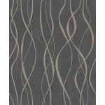 Metálos kollekció Speciel FX2: Grafitszürke alapon finom ívhullámos (mosható) vlies-vinyl tapéta