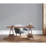 Metálos kollekció Speciel FX2: Ezüstszürke barokk damaszt mintás (mosható) vlies-vinyl tapéta