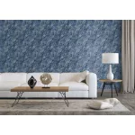 Metálos kollekció Speciel FX2: Éjkék-arany márványerezetes (mosható) vlies-vinyl tapéta