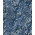 Metálos kollekció Speciel FX2: Éjkék-arany márványerezetes (mosható) vlies-vinyl tapéta