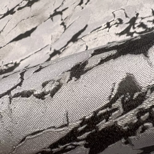 Metálos kollekció Speciel FX2: Ónix-ezüst márványerezetes (mosható) vlies-vinyl tapéta