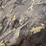 Metálos kollekció Speciel FX2: Grafit-arany ónixhatású márványerezetes (mosható) vlies-vinyl tapéta