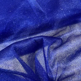 Királykék csillámos (glitter) tüll (#8)
