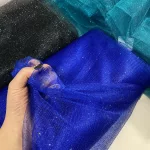 Királykék csillámos (glitter) tüll (#8)