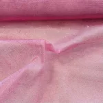 Rágógumi rózsaszín csillámos (glitter) tüll (#1)