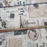 1 m EGYBEN KÉRHETŐ Paris-Eiffel torony műszálas szövet (FC)