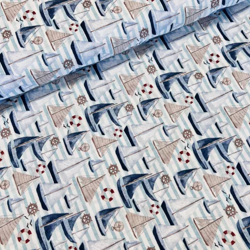 Vitorlás hajós dekortextil