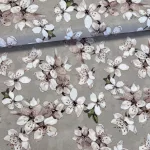 Bézses alapon cseresznyevirágos dekortextil