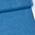 Türkizkék melíros egyszínű dekortextil (Edgar 601)