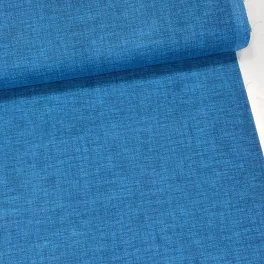 Türkizkék melíros egyszínű dekortextil (Edgar 601)