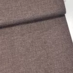 Csokibarna melíros egyszínű dekortextil (Edgar 902)