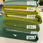 Zöld melíros egyszínű dekortextil (Edgar 701 c41)