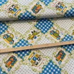 1,25 m EGYBEN KÉRHETŐ Kisvonatos-repülős-kisautós dekortextil