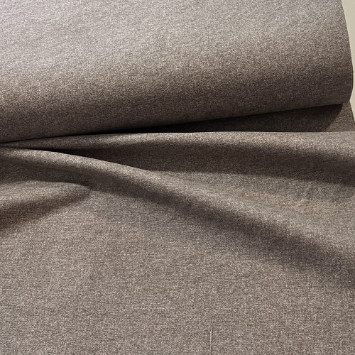 0,59 m EGYBEN KÉRHETŐ Hideg barna melíros egyszínű dekortextil (C-901)