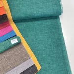 Fenyőzöld melíros dekortextil (Edgar C-702)