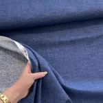 Indigókék melíros egyszínű dekortextil (Edgar 602)
