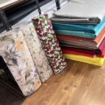 Világos alapon cseresznyés dekortextil