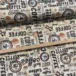 Kávés kollekció: Morning coffee feliratos dekortextil (TH)