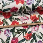 Világos a. tavaszi tulipános digitális dekortextil (Mencia C-301)