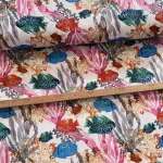 Trópusi halak a korallok között dekortextil