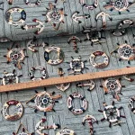 Welcome on Board tengerészes dekortextil