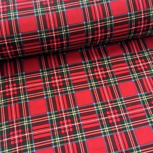 Skótkockás karácsonyi dekortextil (TH'25)