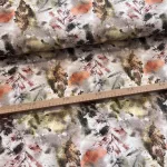 Akvarelles őszi faleveles dekortextil (TH25)