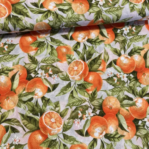 0,5 m EGYBEN KÉRHETŐ Narancs liget dekortextil (A)