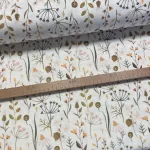 Fehér alapon mezei termések dekortextil (digitálisan nyomott)