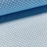 Halványkék a. kispöttyös dekortextil (digitálisan nyomott)