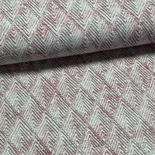 Pirosas rombusz mintás dekortextil (digitálisan nyomott)