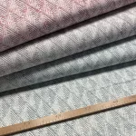 Pirosas rombusz mintás dekortextil (digitálisan nyomott)