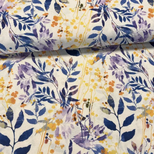 Vízikert: lilás.kék dekortextil (digitálisan nyomott)