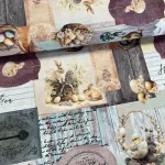 Happy Easter! húsvéti tojásos-nyuszis dekortextil (digitálisan nyomott)