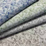 Natúros a. bézses-szürke sűrű leveles dekortextil (A)