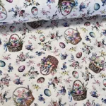 Húsvéti tojások a kosárban dekortextil