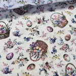 Húsvéti tojások a kosárban dekortextil