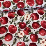 Piros almás dekortextil (A)