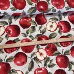 Piros almás dekortextil (A)