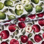 Piros almás dekortextil (A)