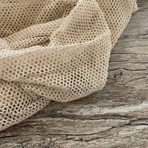 0,6 m EGYBEN KÉRHETŐ Organikus pamut háló 250 cm széles (eco-szatyor alapanyag)