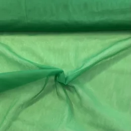  0,6 m EGYBEN KÉRHETŐ Benetton zöld fátyol tüll (300 cm széles) (84)