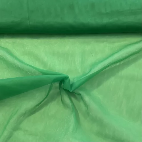 0,94 m EGYBEN KÉRHETŐ Benetton zöld fátyol tüll (300 cm széles) (84)