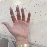 2,73 m EGYBEN KÉRHETŐ Hologramos csillagos fátyol tüll anyag: Fehér a. EZÜST