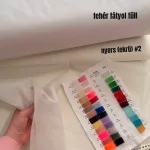 Ekrü/nyers fátyol tüll (300 cm széles) (2)