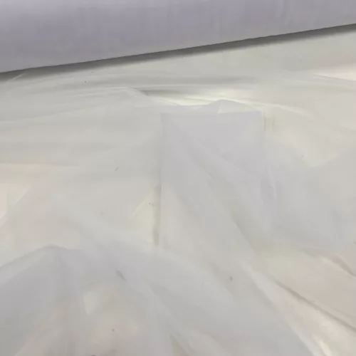 AKI KAPJA, MARJA: Fehér fátyol tüll (300 cm széles) (vk)