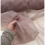 AKI KAPJA, MARJA: Dusty rose fátyol tüll (300 cm széles) (vk)