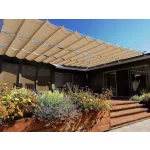 Ekrü/nyers erős (vízhatlan, UV-álló) gyöngyvászon (#2 300D)