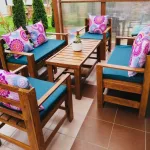 Vastag vízhatlan, UV-álló gyöngyvászon: Petrol szín (#47 300D)